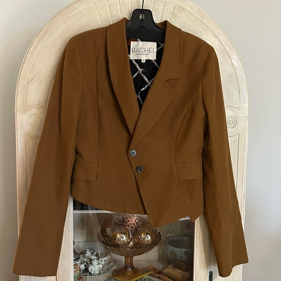 RACHEL Rachel Roy Jackets & Blazers - Rachel Rachel Roy Women's Asymmetrical Brown Blazer, Size 10, New Without Tag